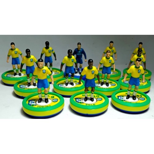 Subbuteo Andrew Table Soccer Brazil 1970 World Cup Winners on WSB Professional bases